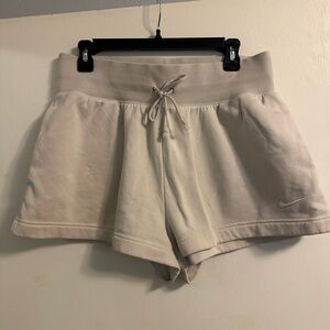 Nike Women's Beige Athletic Shorts